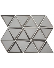 MOZAIKA SZKLANA TRIANGLE SILVER 38X28,4