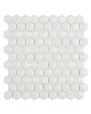 MOZAIKA SZKLANA NORDIC MATT WHITE 910/D HEX 31,7X30,7