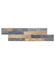 Kamień naturalny elewacyjny SLATE GREY MIX YELLOW 10X35 szaro-żółty łupek