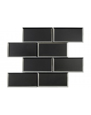 Mozaika szklana METRO BIG BLACK 29,8x29,8