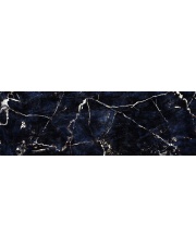 PŁYTKA ŚCIENNA SZKLANA DEKOR MARMO BLUE 30X90