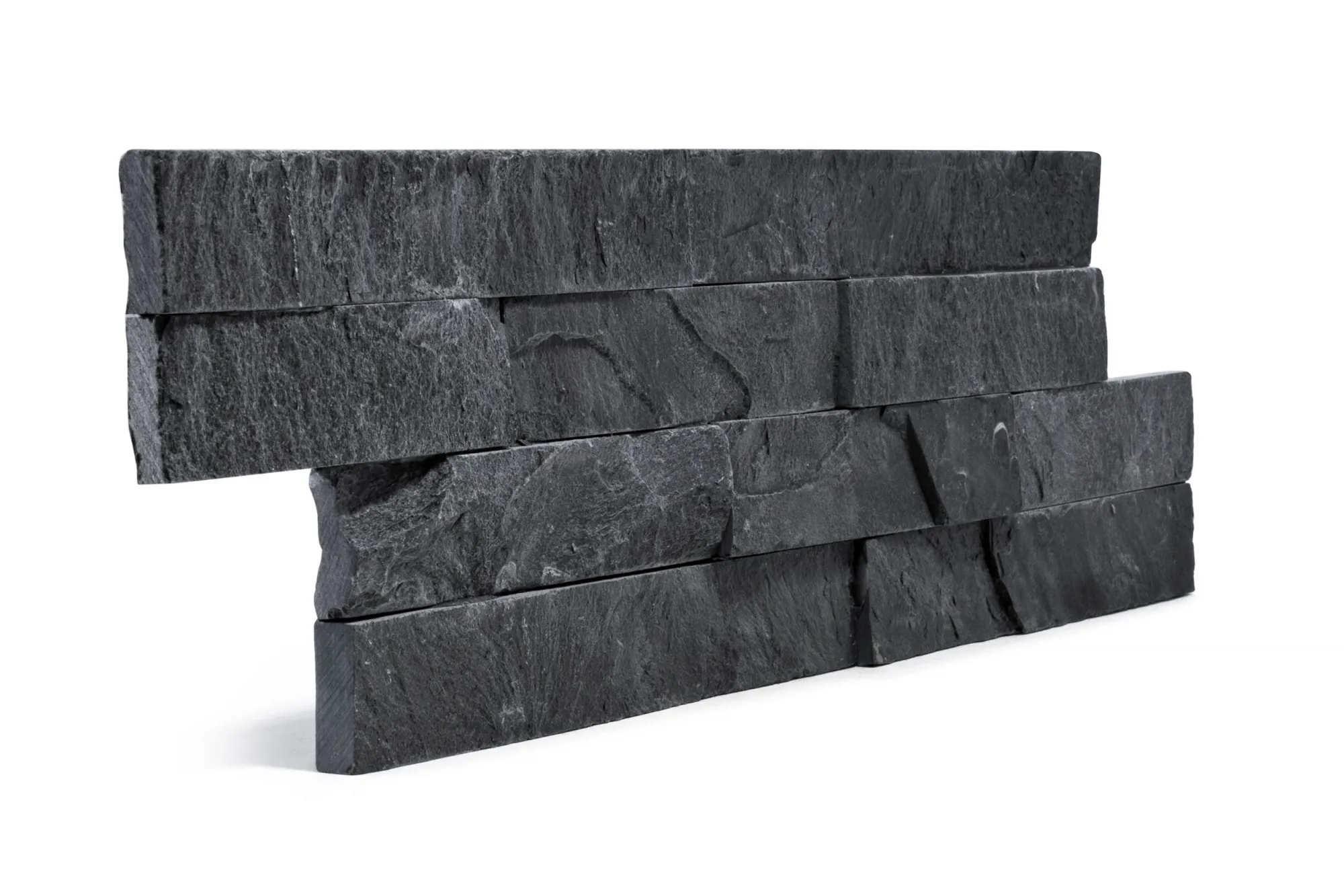 Kamień naturalny elewacyjny SLATE BLACK 10X35 łupek